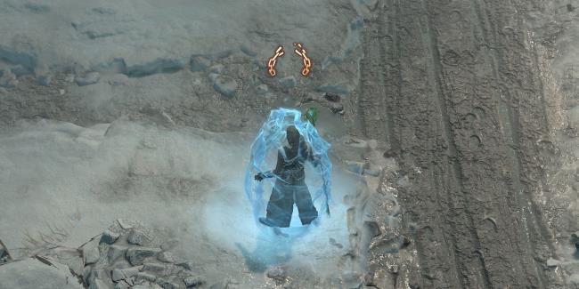 player wearing full netherite armor
