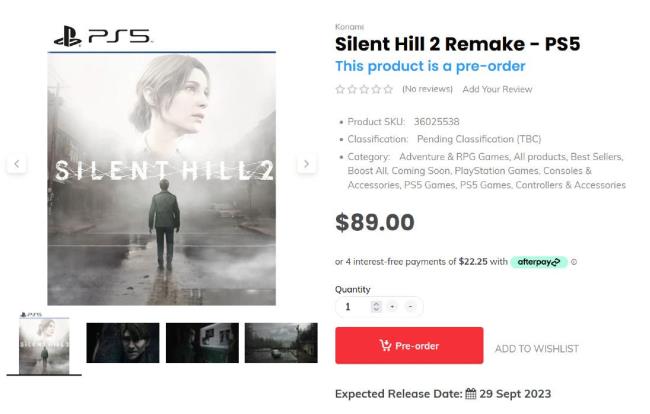 Silent Hill 2 Remake Leak