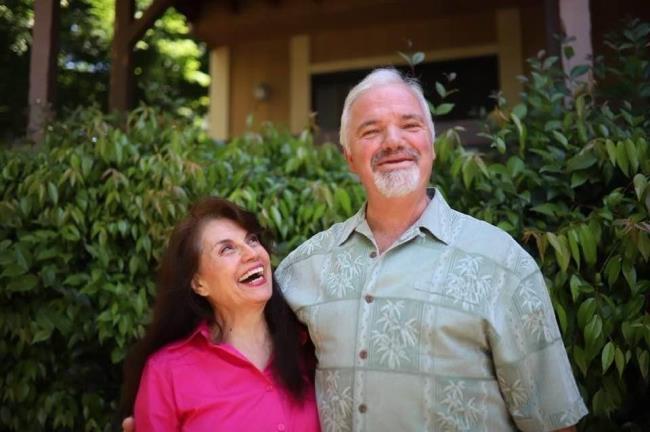 Larry Atchison, 64, right, who was diagnosed with dementia, has been missing since Feb. 27, 2023. (Pierre Gachet)
