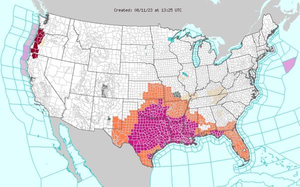 Heat advisories