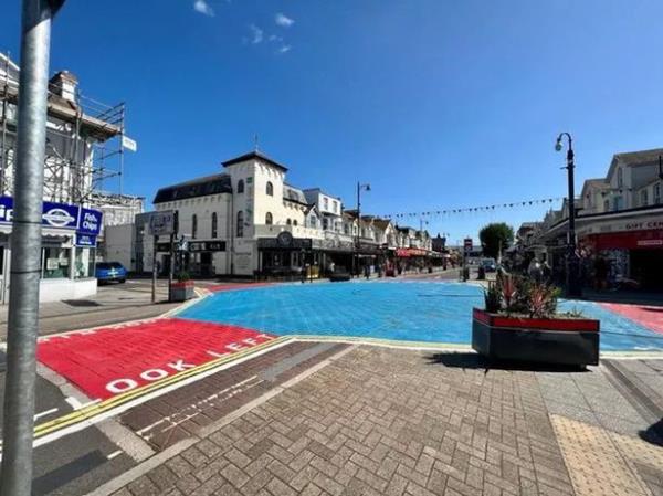 The council says the road paint is for safety reasons
