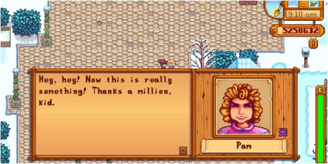 Stardew Valley Giving Pam A Loved Gift (Pale Ale)