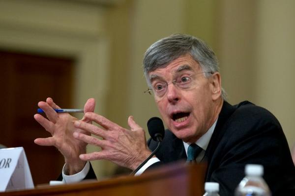Former U.S. ambassador to Ukraine William Taylor, seen here testifying before the House Intelligence Committee in 2019, said it is time to provide Ukraine the weapons it says it needs to defend itself against Russia.