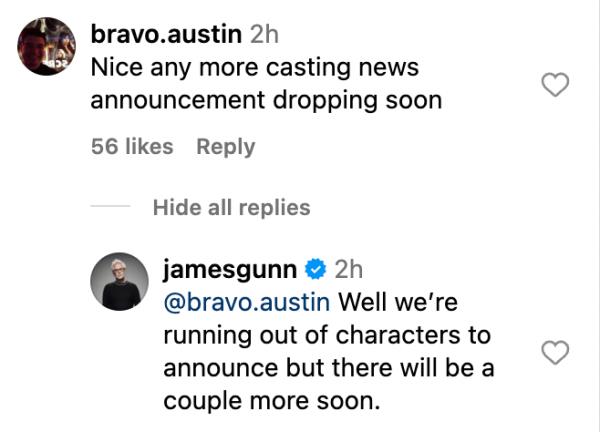 james gunn superman casting news tease