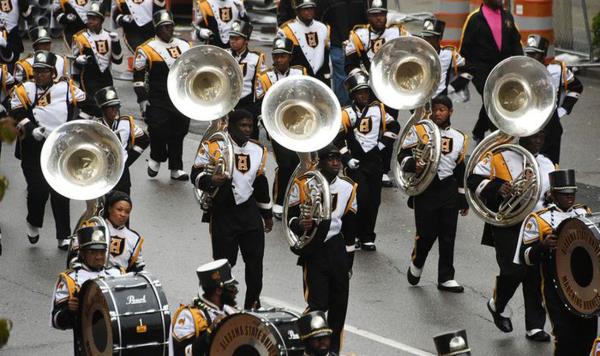 The ASU Marching Hornets.