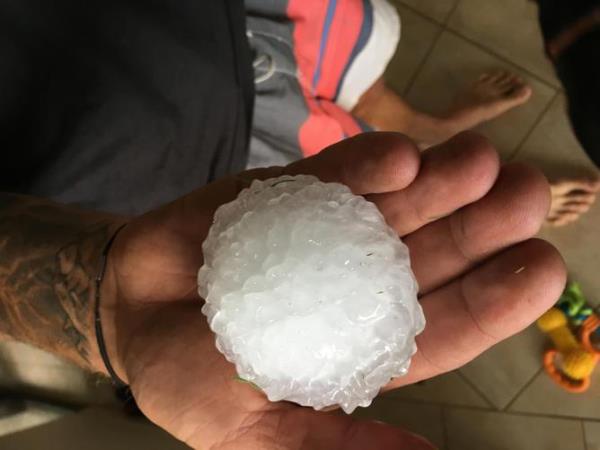 Hail the size of a cricket ball could fall across parts of Queensland’s south. File