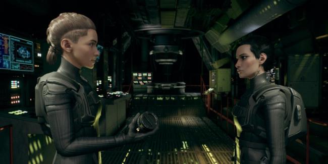 Maya Castillo and Camina Drummer discuss what to do with the MK Core in The Expanse: A Telltale Series