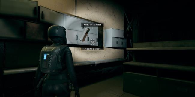 Camina Drummer scavenges a mining net in The Expanse: A Telltale Series