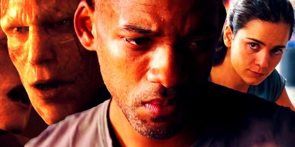 Three characters from I Am Legend.