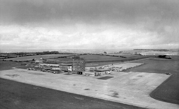 Aerial view of Cork Airport in 1967