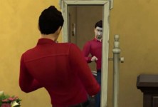 a sim painting with rewards from the painter career sims 4