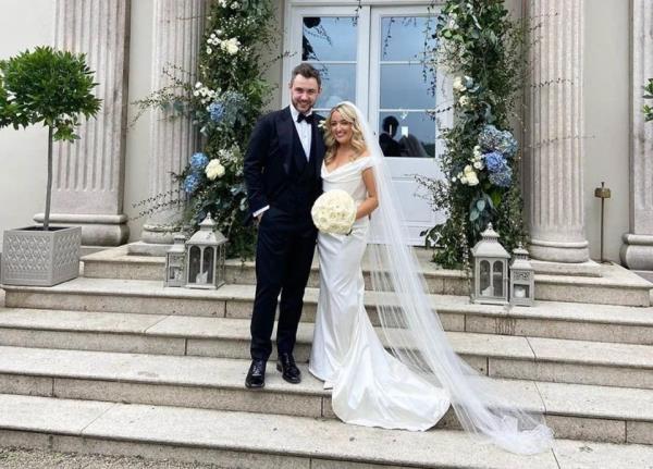 Johnny Ward with his wife Brenda Murphy