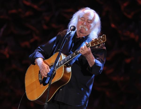 David Crosby performs at an event in 2013
