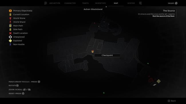 First checkpoint location for the Ankh of Power in Remnant 2