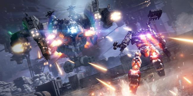 Armored Core 6 Fires Of Rubicon Screenshot Of Mech Fighting Ship