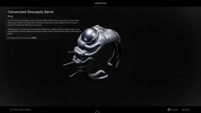 Galvanized Resupply Band ring in Remnant 2