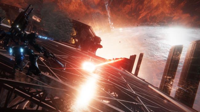 Walter using Homing Coral Laser Shots Armored Core 6