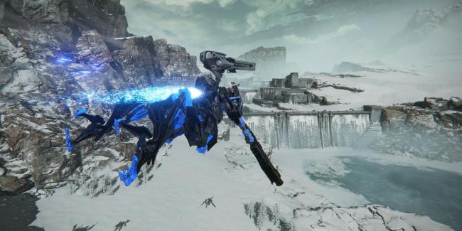 Armored Core 6, AC using the Assault Dash