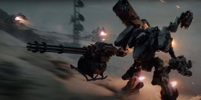 Armored Core 6, An Armored Core flying in at a great speed