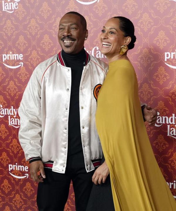 Eddie Murphy, left, and Tracee Ellis Ross, cast members in 