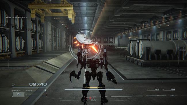Player fighting enemy for the Combat Log Armored Core 6