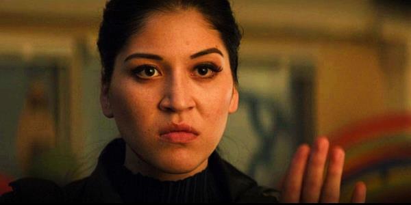 Maya Lopez talking in sign language in Hawkeye.