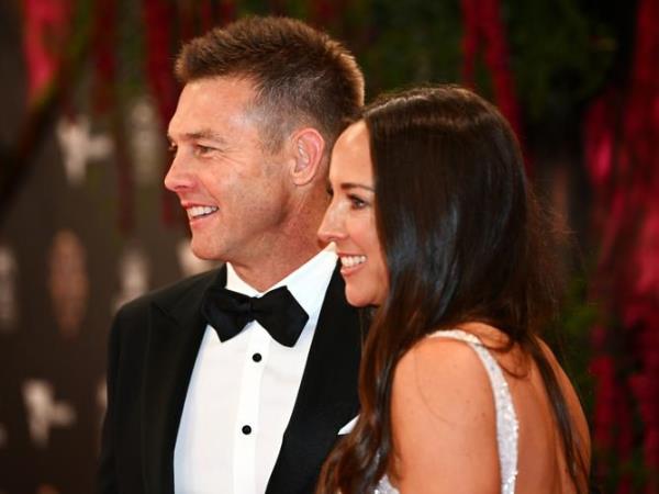Cousins attended the Brownlow with his sister Mel.