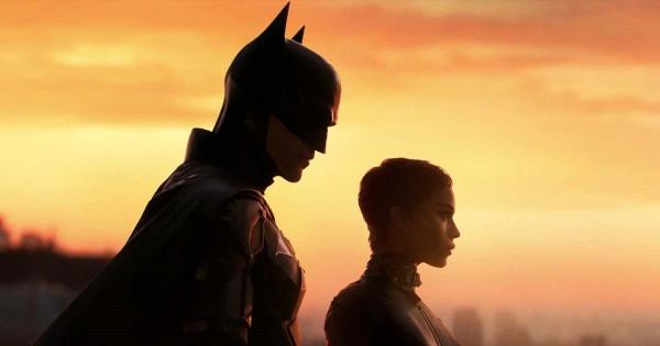 Robert Pattinson and Zoe Kravitz in Matt Reeves' The Batman