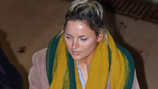 Alice Wood leaves Chester Crown Court during her trial 