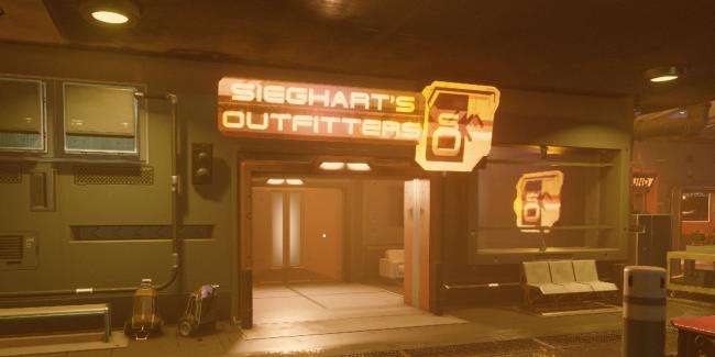 Starfield Sieghart's Outfitters Location In Neon