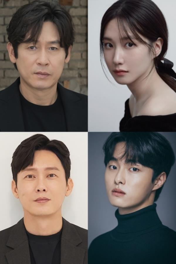 Cast members of the upcoming TV series