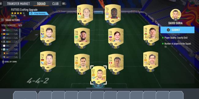 A FUTTIES Crafting SBC in FIFA 23.