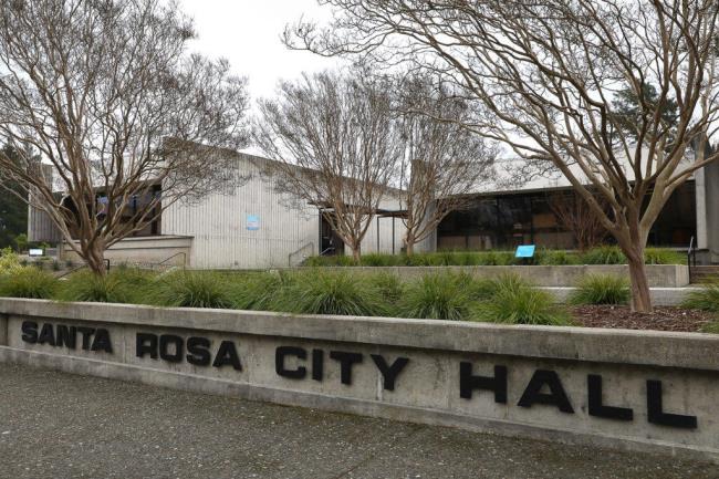 Santa Rosa City Hall will be closed Friday, Sept. 8, 2023, due to a flea infestation. (Christopher Chung / The Press Democrat file)