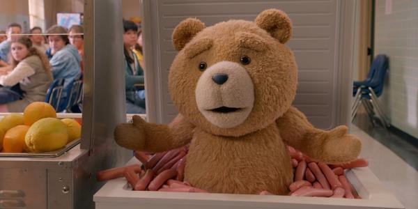 Ted in a fridge full of weiners in trying to get expelled from school