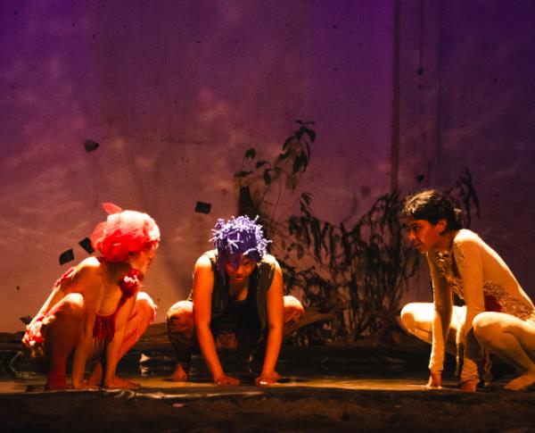 'Symbiocene' is an ecopunk tale of love, grief and a wild re-imagination of a world where humans, plants and animals live together symbiotically. Photo: Handout